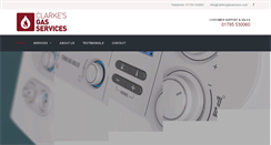 Desktop Screenshot of clarkesgasservices.com